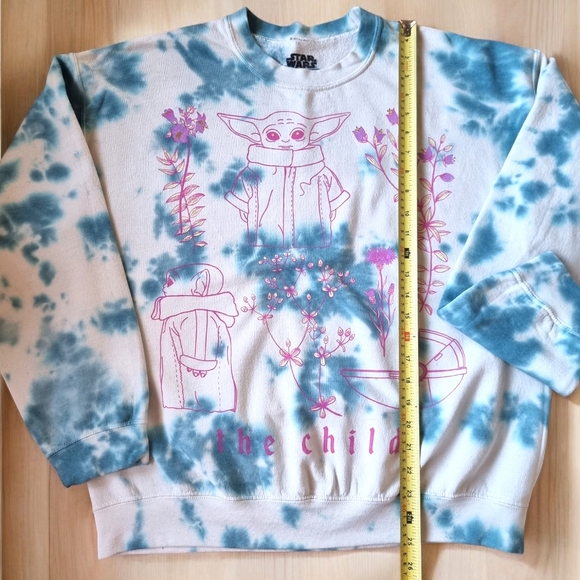 Mad Engine Star Wars 'The Child' Tie Dye Sweatshirt Size L - Picture 8 of 8